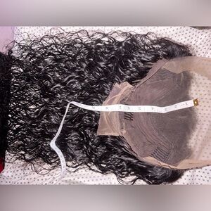 13x4 lace frontal curly wig.